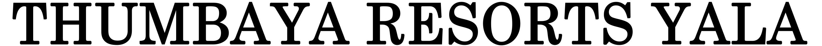 Thumbaya Resorts wordmark logo